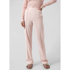 ATHLETA Vienna Cargo Pant Full Length Relaxed High Rise in Orchid Pink Size 8